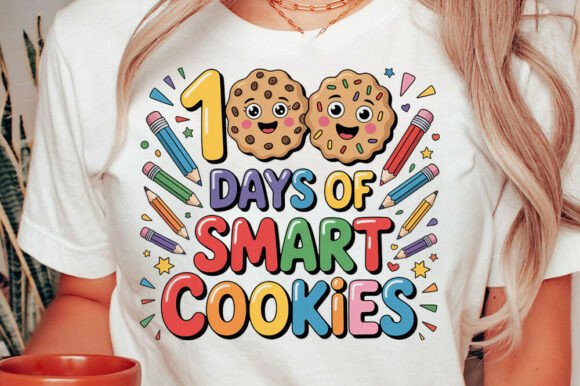 100 Days of School Graphic Design