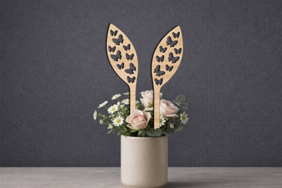 Butterfly SVG Easter Bunny Ears Planter