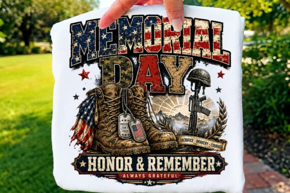 Memorial Day Remember and Honor T-shirt
