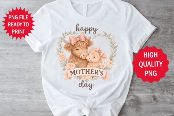 Mother's Day T-Shirt Design Png Clipart