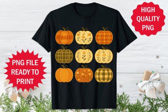 Pumpkin Fall Season Lover Shirt Png Art: Graphics & Freebies for Local Branding