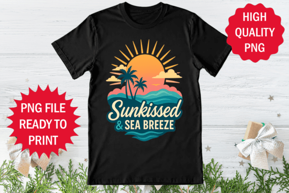 Sunkissed Summer T-shirt Sublimation Png