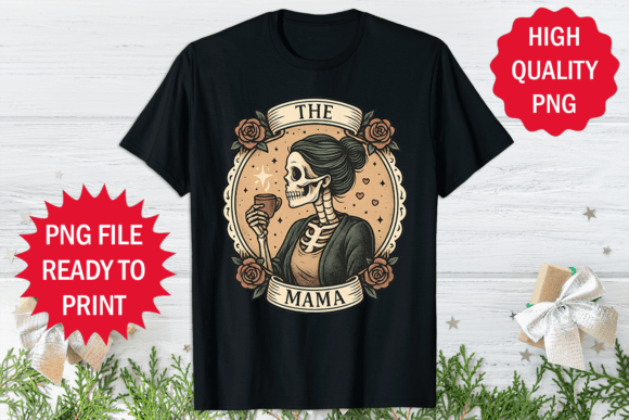 The Coffee Mama Mother's Day T-Shirt Png